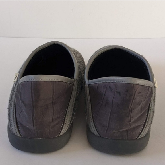 TOMS Ezra Smoke Grey Repreve Convertible Heel Slippers Mens Approximate Size 11 - Picture 5 of 9